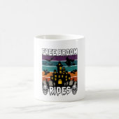 Mug Balais Gratuits Halloween Maison Hantée Sorcière S (Centre)
