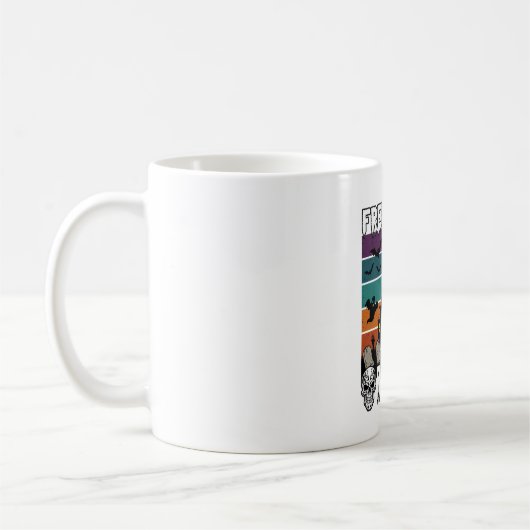 Mug Balais Gratuits Halloween Maison Hantée Sorcière S (Gauche)