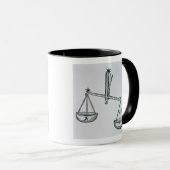 Mug Balance (les échelles) une illustration du 'Poeti (Devant droit)