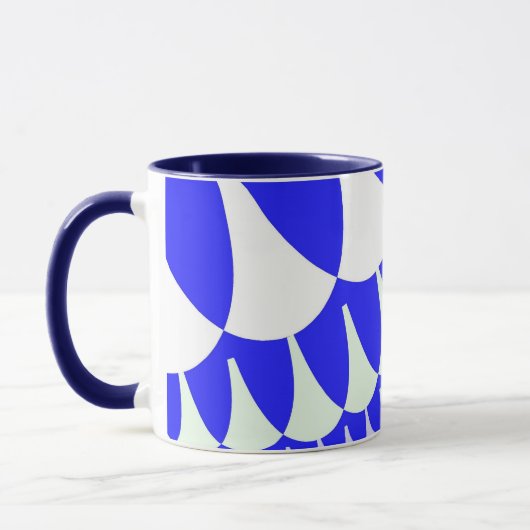 Mug Balances bleues et blanches (Gauche)