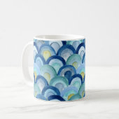 Mug Balances de sirène et vague de verre de mer (Devant gauche)