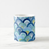 Mug Balances de sirène et vague de verre de mer (Centre)