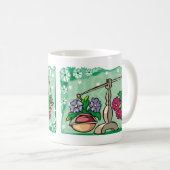 Mug Balances florales Libra pesant des fleurs (Devant droit)