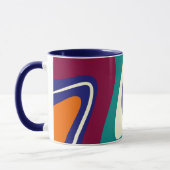 Mug Balances rétro - Style les années 70 classique (Gauche)