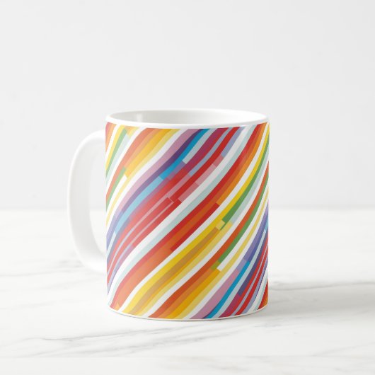 Mug Balayage arc-en-ciel (Devant gauche)