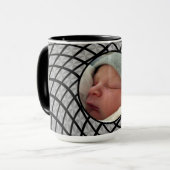 Mug Balayage géométrique (Devant gauche)