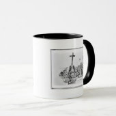 Mug Balboa installant la croix sur le rivage (Devant droit)