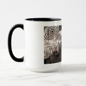 Mug Balcon de restaurant pittoresque, Italie (Gauche)