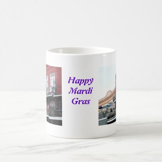 Mug Balcons de fer travaillé de quartier français (Centre)