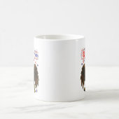 Mug Bald Eagle avec Fireworks - USA 250 ans 1776-2026 (Centre)