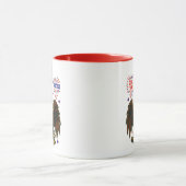 Mug Bald Eagle avec Fireworks - USA 250 ans 1776-2026 (Centre)