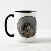 Mug Bald Eagle avec son bébé (Gauche)