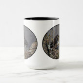 Mug Bald Eagle avec son bébé (Centre)