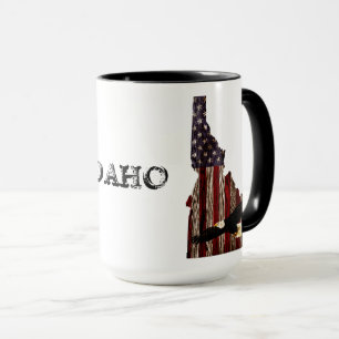 MUG BALD EAGLE BURNT WOOD - IDAHO PATRIOT CLR