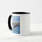Mug Bald Eagle Diving - Montana (Devant gauche)