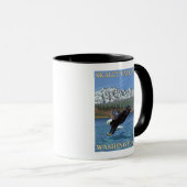 Mug Bald Eagle Diving - Skagit Valley, Washington (Devant droit)