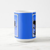 Mug Bald Eagle en hiver - Art original de la faune (Centre)