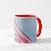 Mug Bald Eagle et le drapeau américain (Devant droit)