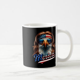 Mug Bald Eagle Merica 4 juillet Eagle Mullet Homme drô