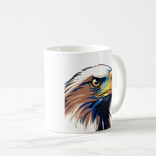 Mug Bald Eagle modèle 3 (Devant droit)