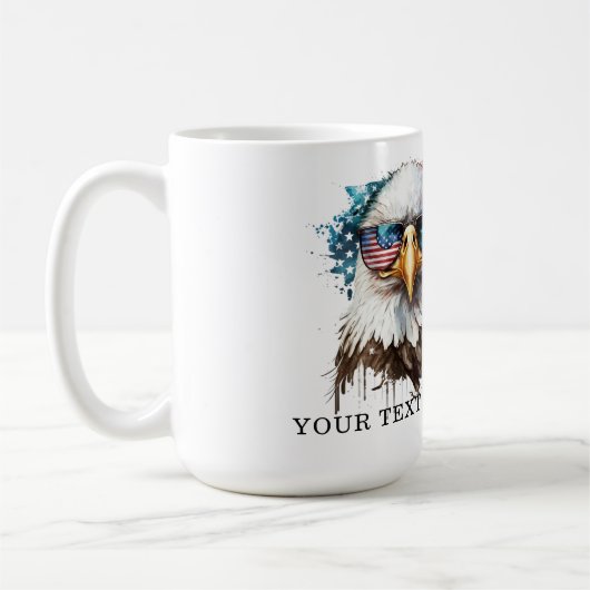 Mug Bald Eagle moderne & unique USA symbole national (Gauche)
