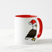 Mug Bald Eagle Père Noël (Devant droit)