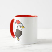 Mug Bald Eagle Père Noël (Devant gauche)
