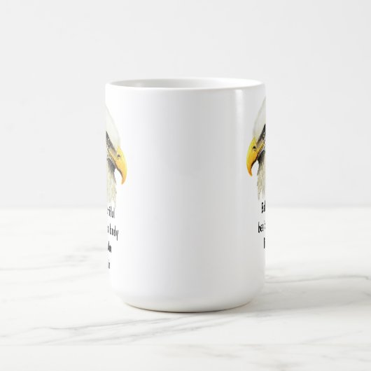 Mug Bald is Beautiful Humor Bald Eagle Bird (Centre)