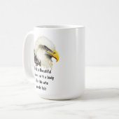Mug Bald is Beautiful Humor Bald Eagle Bird (Devant gauche)