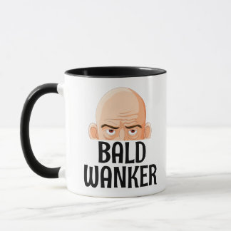 Mug  Bald wanker mug, Christmas Gift for someone bald