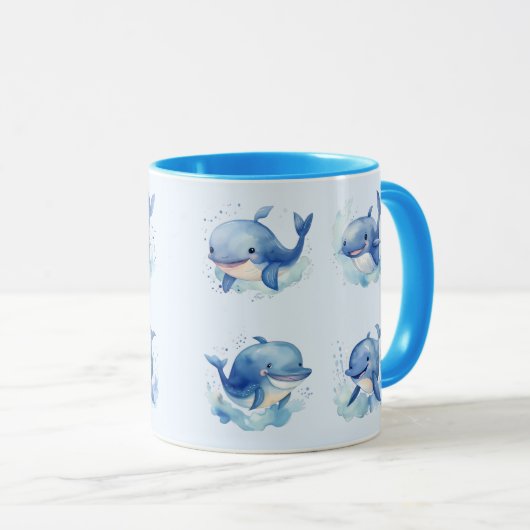 Mug Baleine (Devant droit)