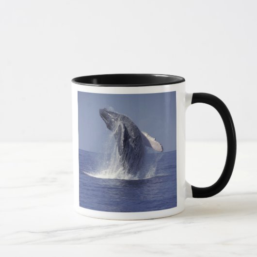 Mug Baleine à bosse faisant une cabriole (Megaptera (Droite)