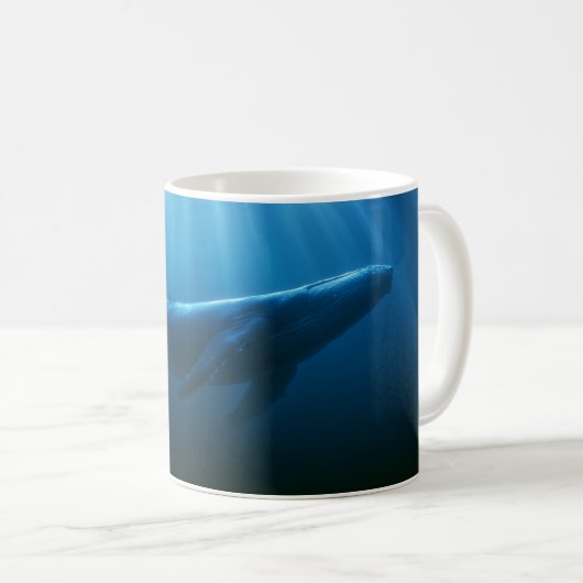 Mug Baleine à bosse sous-marine (Devant droit)
