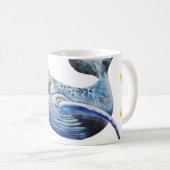 Mug Baleine à graphisme d'entreprise : Tableau de chan (Devant droit)