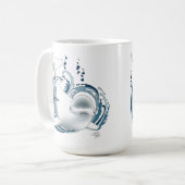 Mug Baleine Béluga Bleue (Devant gauche)