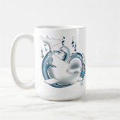 Mug Baleine Béluga Bleue (Gauche)