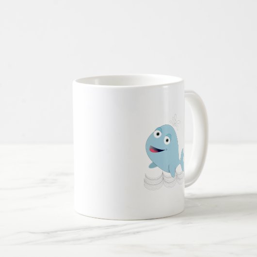 Mug Baleine bleue (Devant droit)