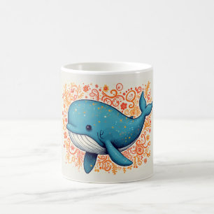 Mug Baleine bleue mignonne