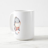 Mug Baleine Bonjour! (Devant gauche)