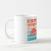 Mug Baleine Bonjour - Amoureux de Baleines Drôle et Sp (Gauche)