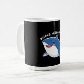 Mug Baleine Bonjour là (Devant gauche)