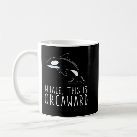 Mug Baleine C'Est Orcaward Funny Orca Killer Whale Hum (Gauche)