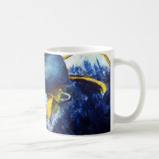 Mug Baleine contre la peinture originale de beaux-arts