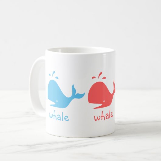 Mug Baleine de baleine de baleine (Devant gauche)