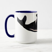 Mug Baleine de Noël (Gauche)