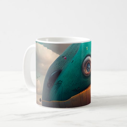Mug Baleine étrange (Devant gauche)