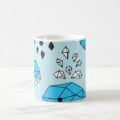 Mug Baleine géométrique : Motif mignon sans couture (Centre)