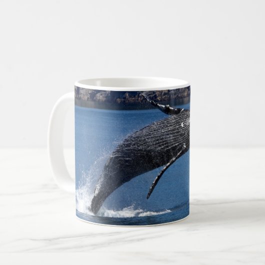 Mug Baleine grise (Devant gauche)