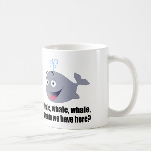 Mug Baleine, jeu de mots amusant (Droite)