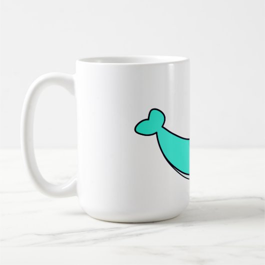Mug Baleine, Mer, Eau (Gauche)